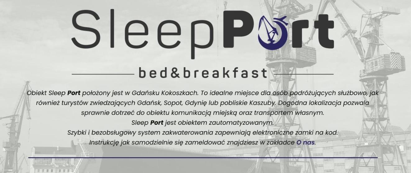Sleep Port B&B - Bezplatny Parking Gdansk Dış mekan fotoğraf